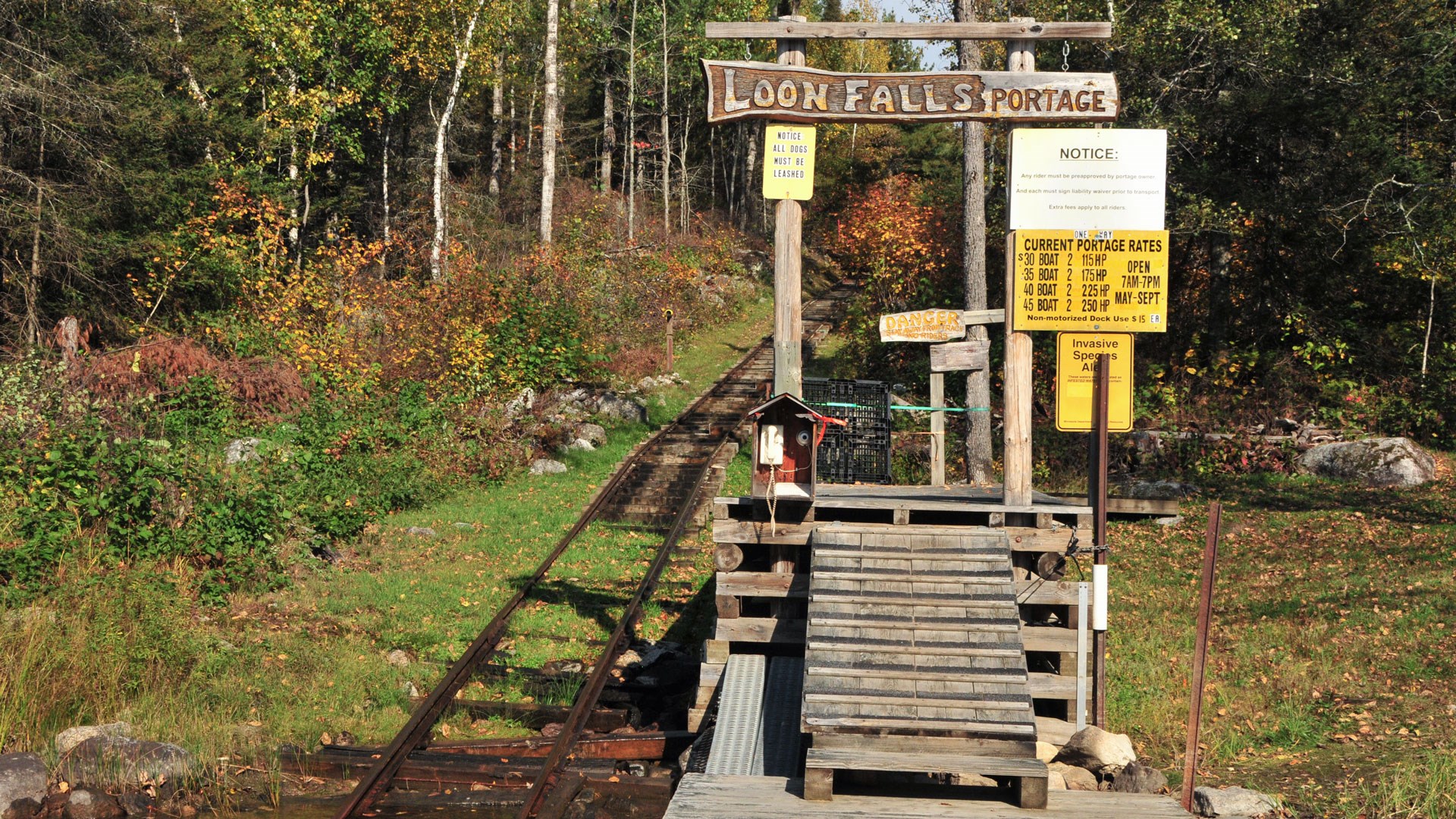 Loon Falls portage