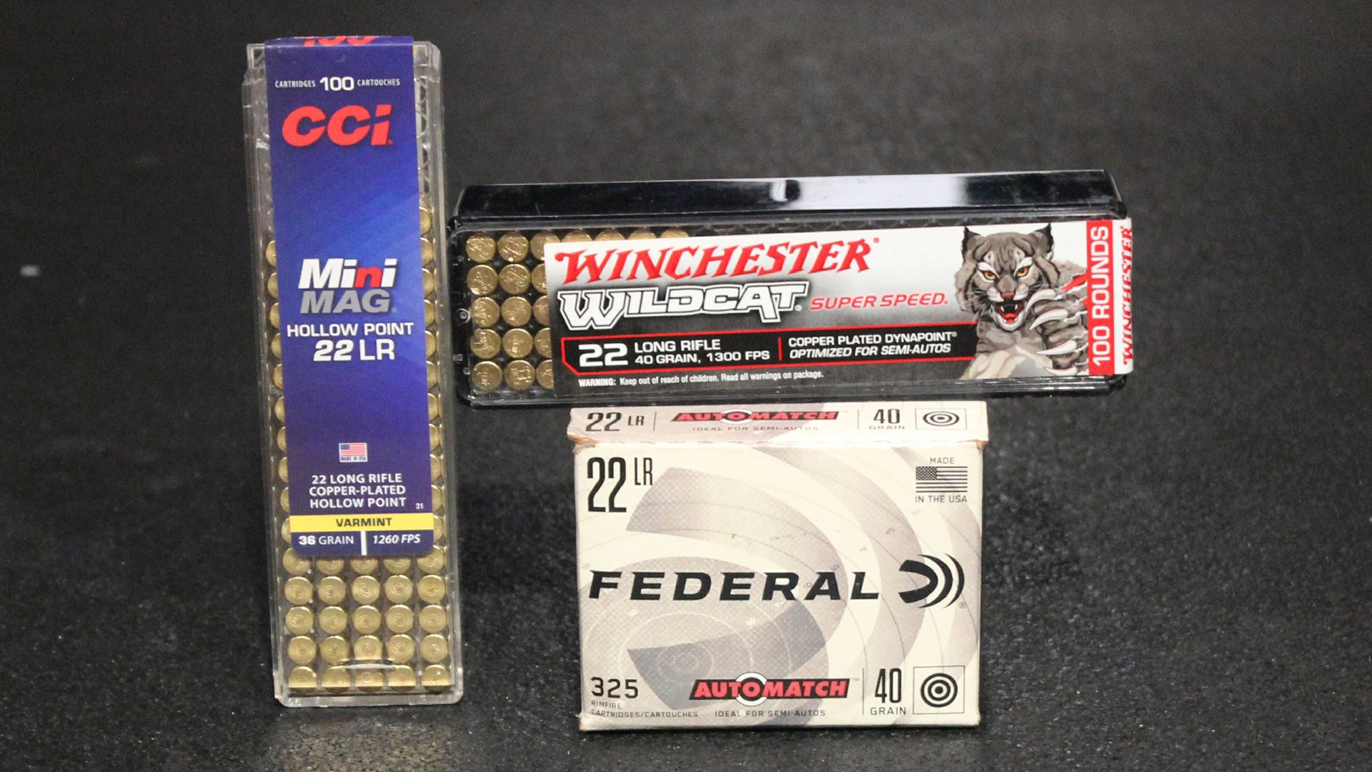 Heritage Settler rimfire ammo lineup