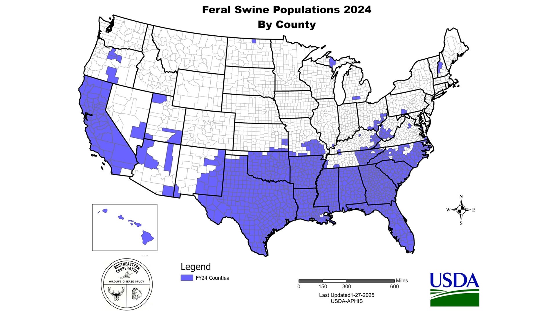 USDA Swine Map