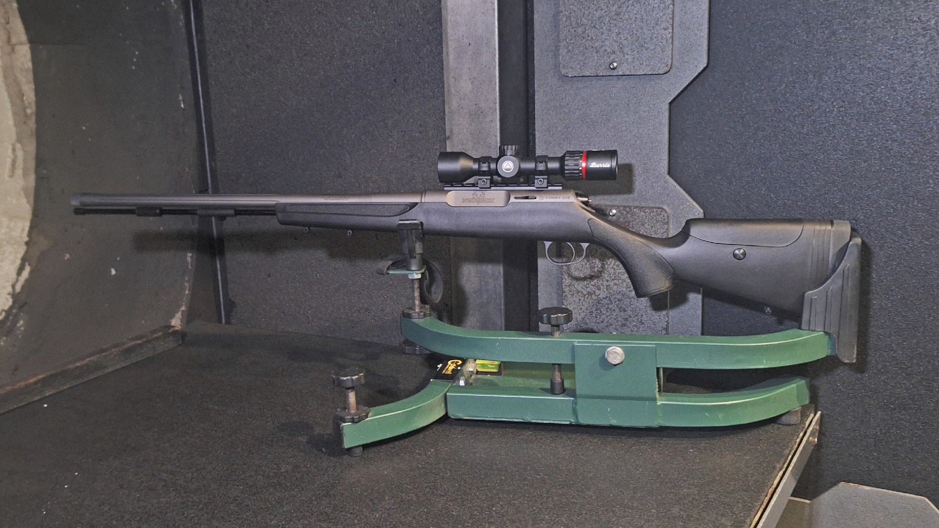 Gun in sled