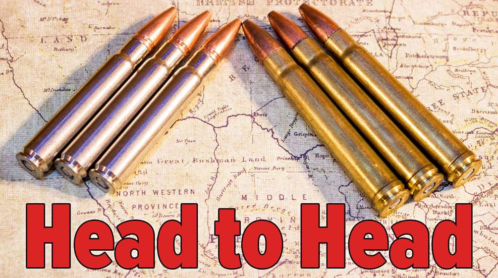 H2H 9.3X62mm Mauser Vs 375 H&H Magnum Lead