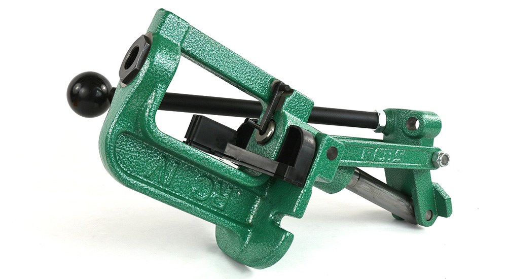 RCBS single-stage reloading press.