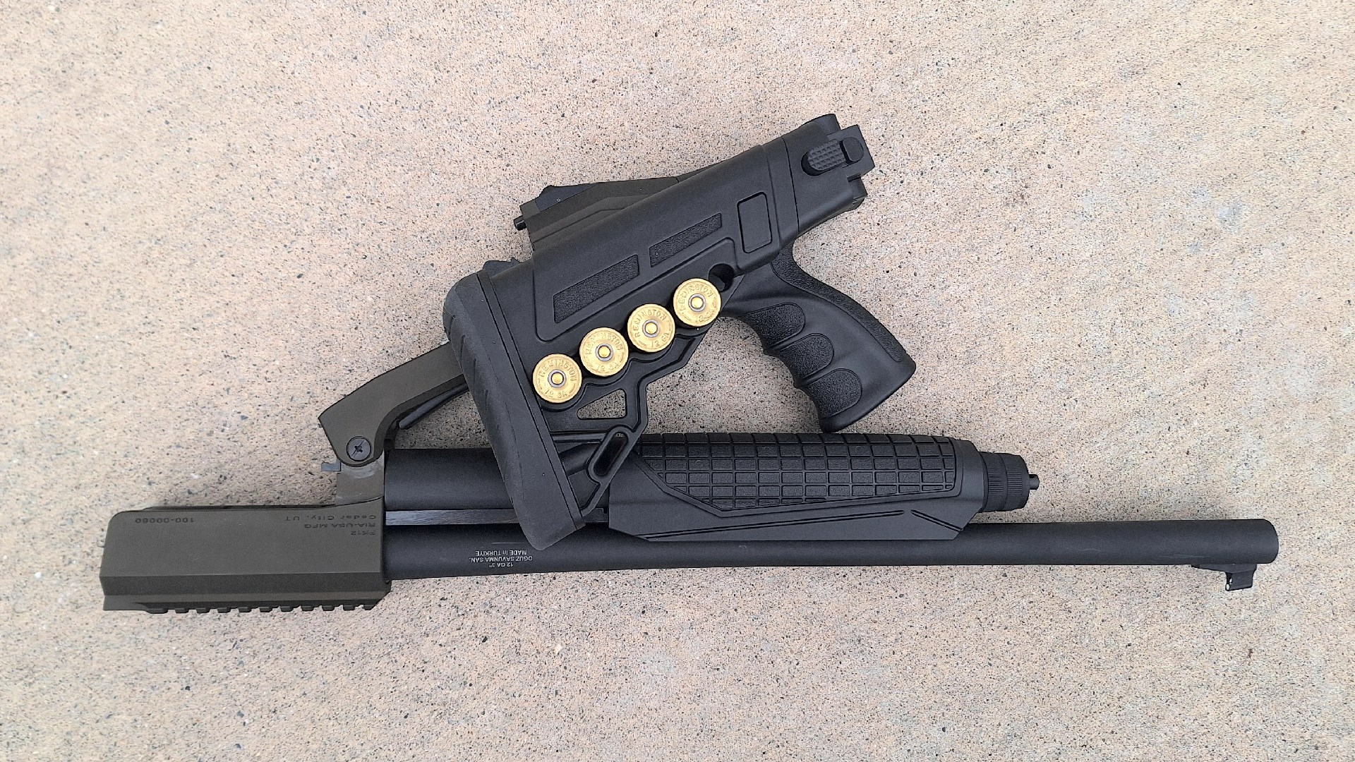 Shells in folded stock