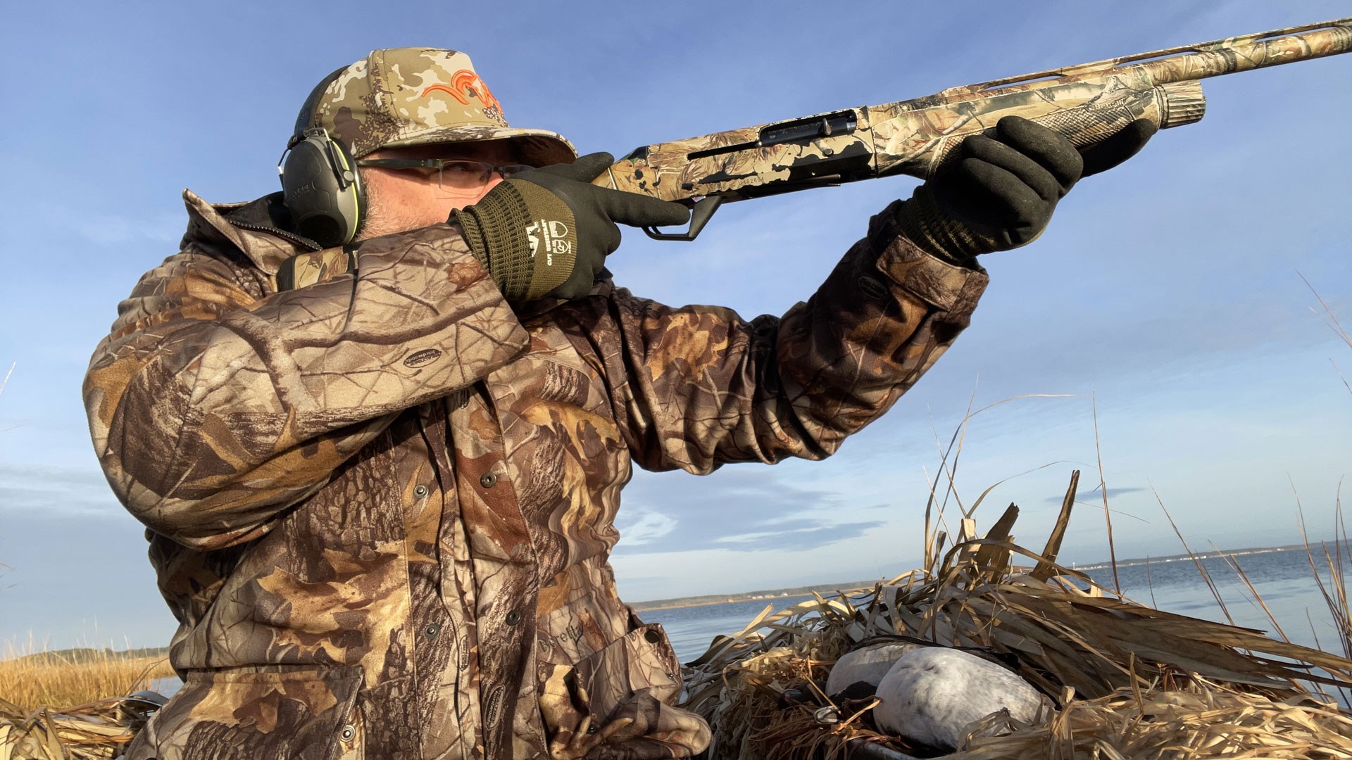 Aaron waterfowling