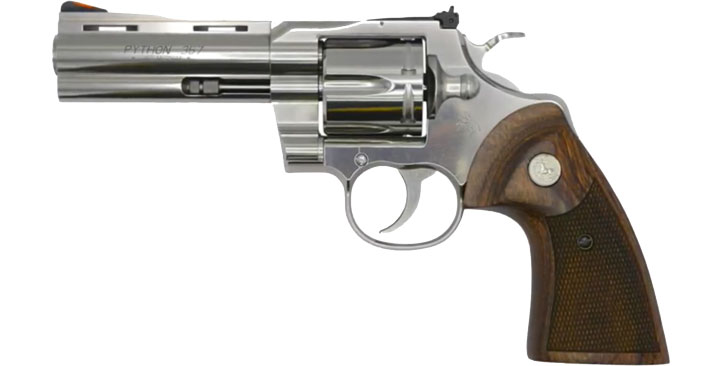 Colt Python 4.25-inch on white