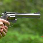 RM66 Revolver Being Shot