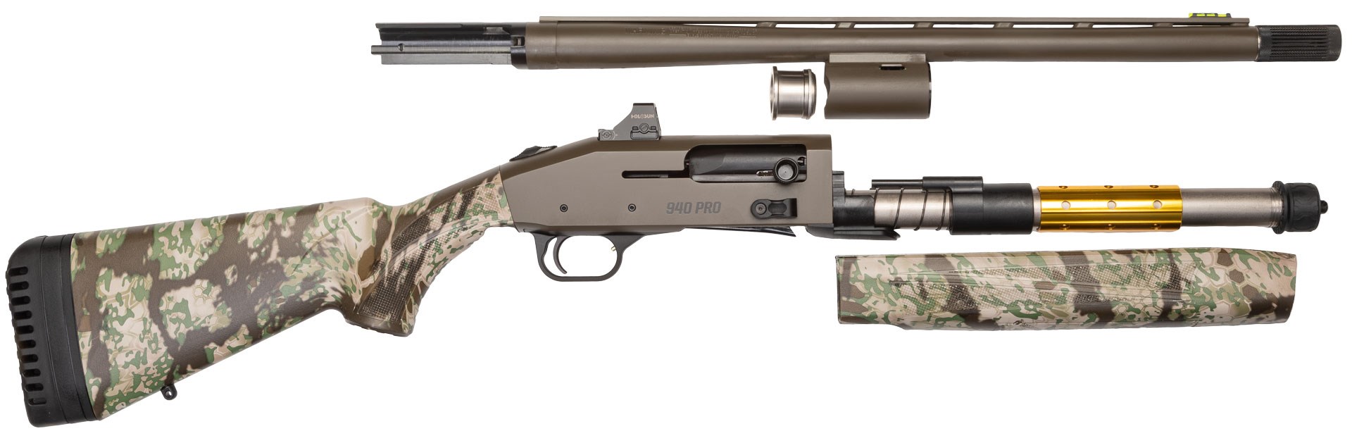 Mossberg broken down