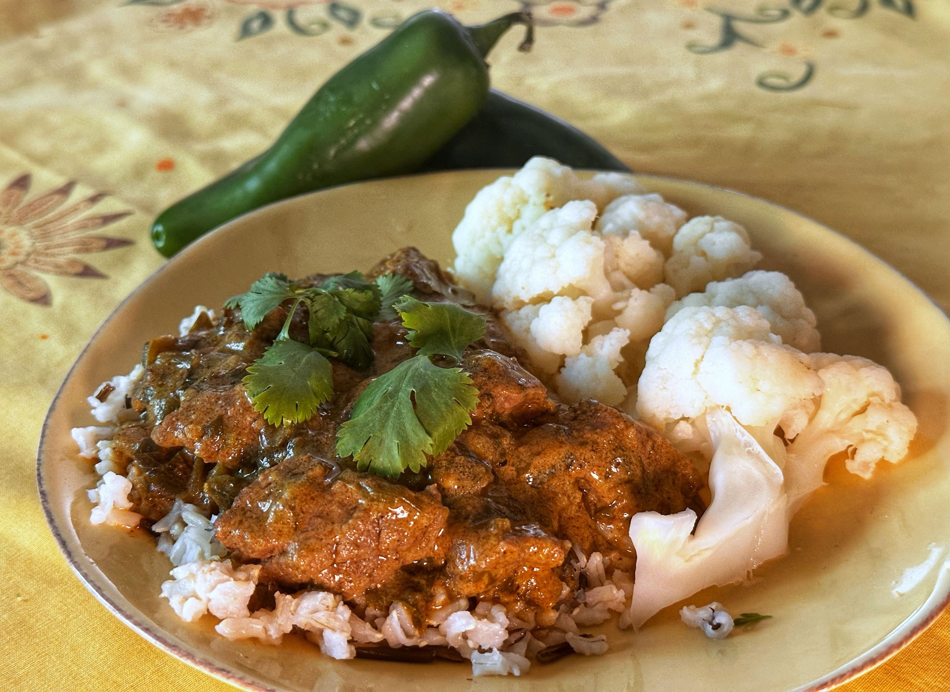 Plated meal