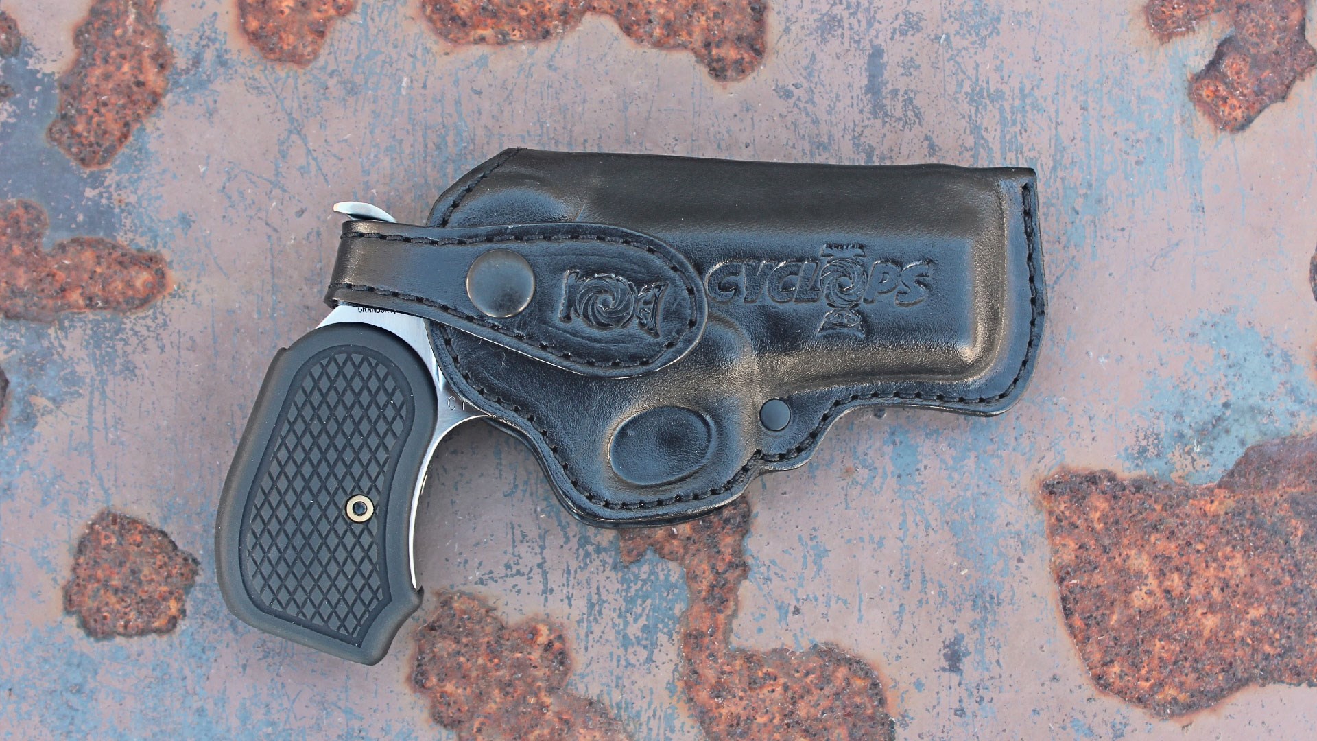 Bond Arms Cyclops Thumper in holster