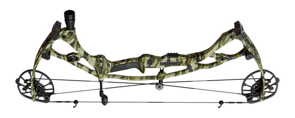 Hoyt Carbon RX-8 compound bow full length.