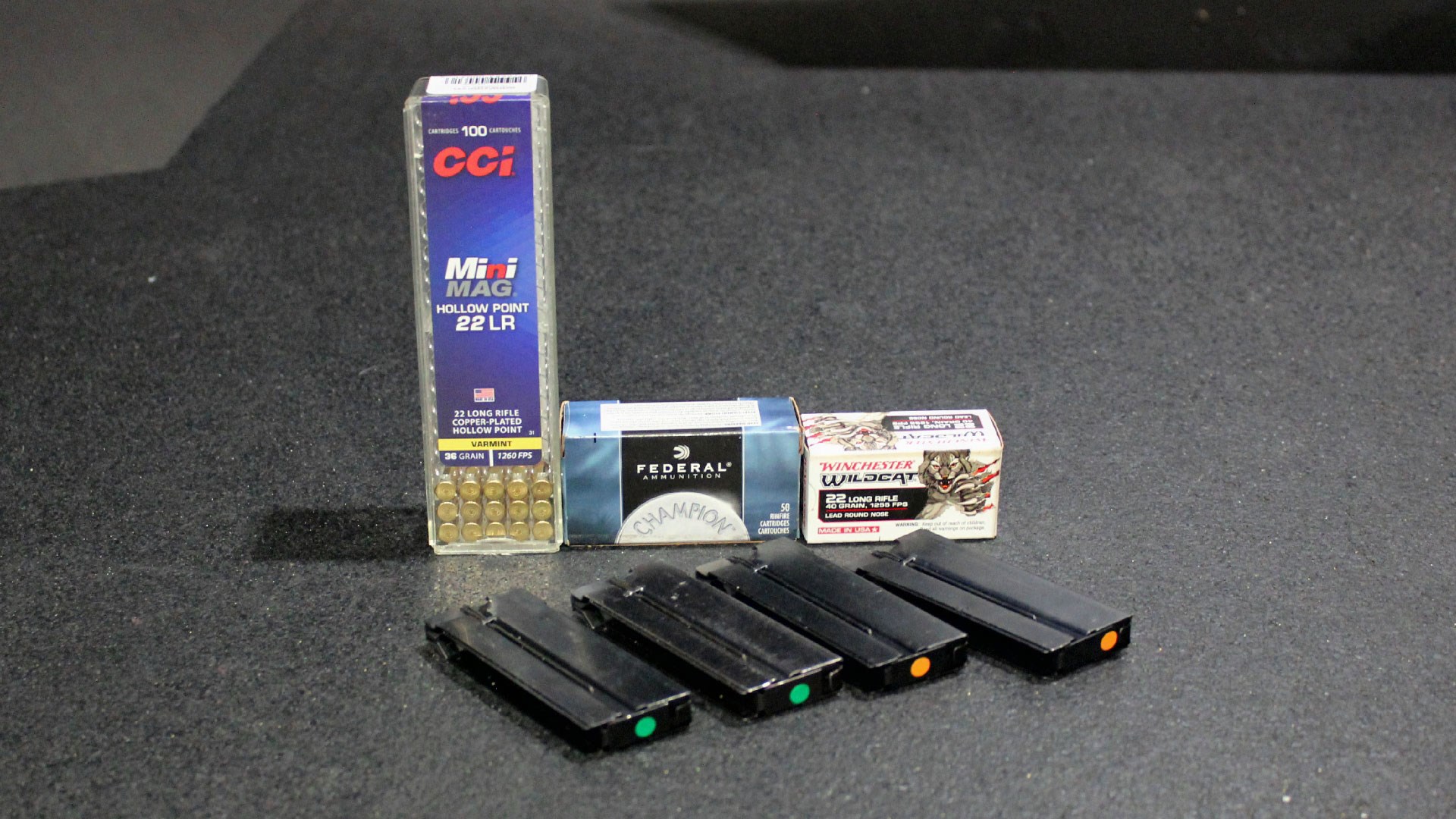 Henry magazines and ammunition