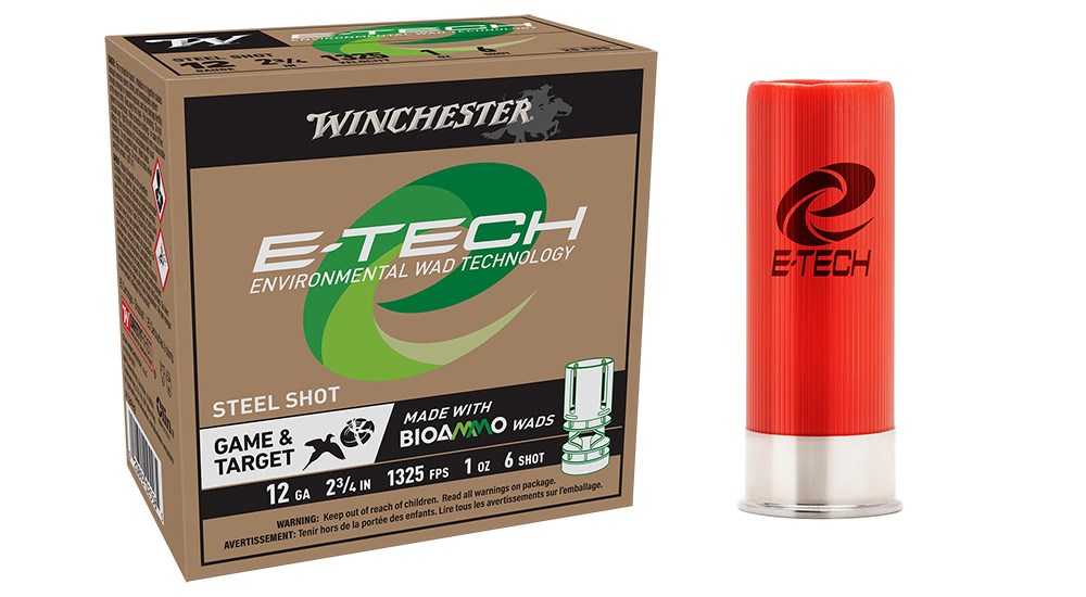 Winchester E-Tech environmentally friendly shotshells.