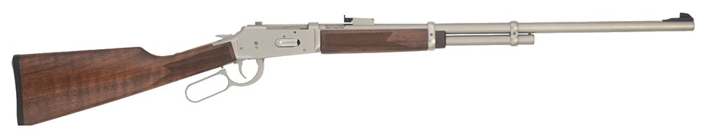 TriStar nickel and walnut LR94 lever action .410 shotgun.