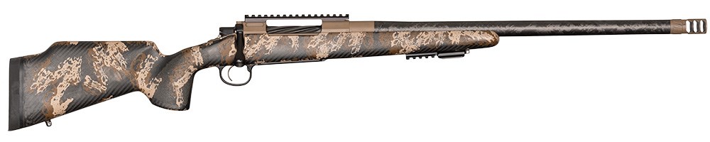 Pure Precision Carbon Ascent bolt action rifle facing right.