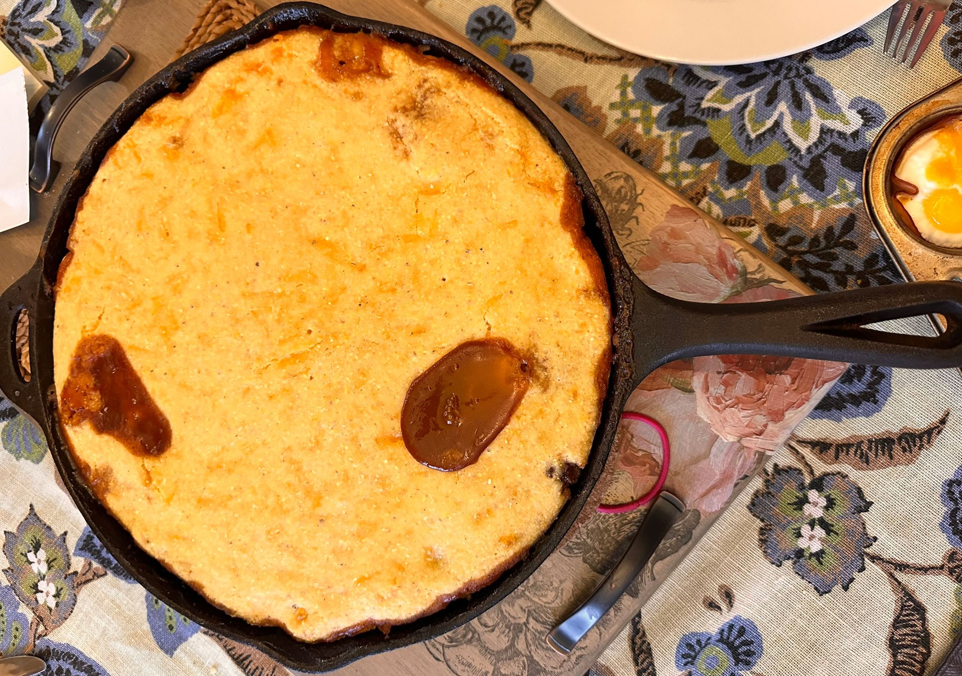 Cornbread in Skillet