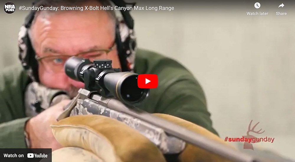 American Hunter Sunday Gunday on Browning rifle screenshot.