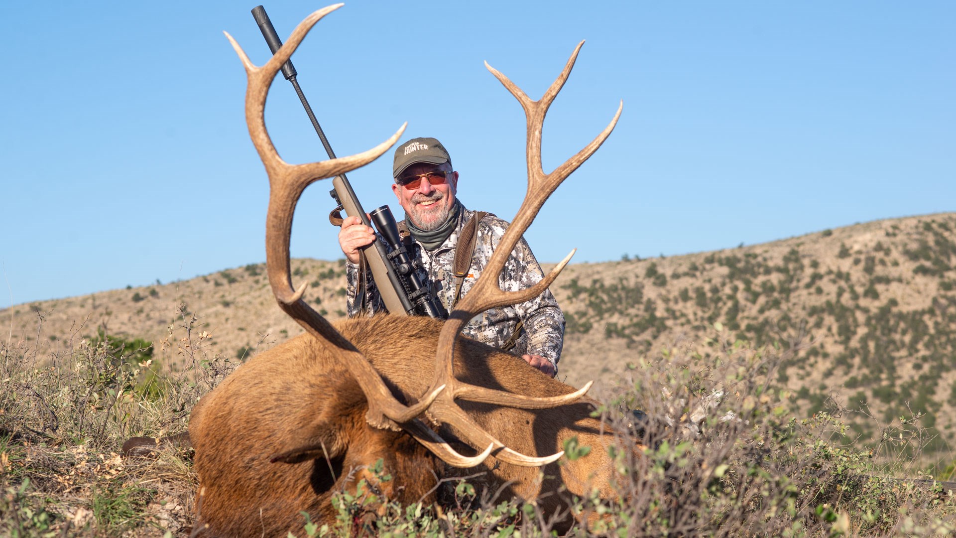 Scott with elk