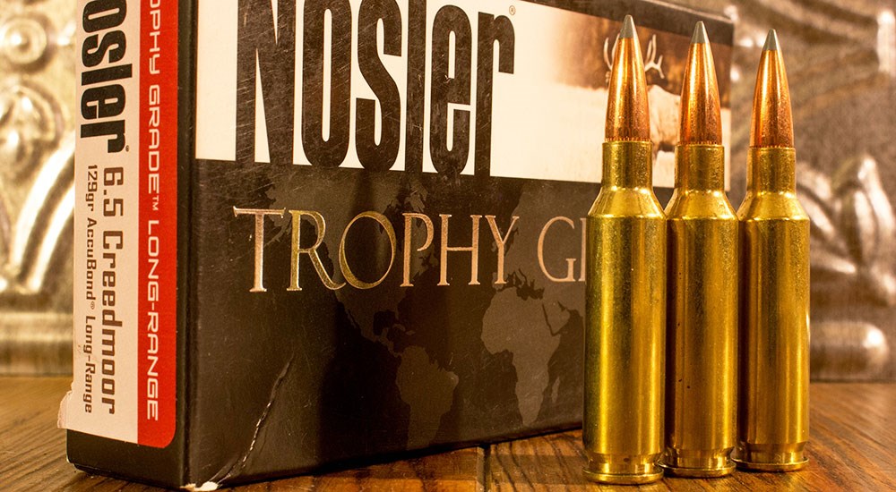 Nosler Trophy Grade 129-grain 6.5 Creedmoor Ammunition