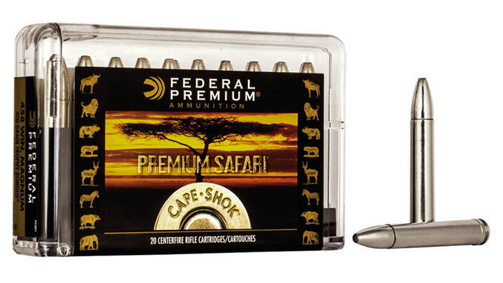 Federal Premium 400-grain Trophy Bonded Bear Claw .458 Win. Mag. Ammo