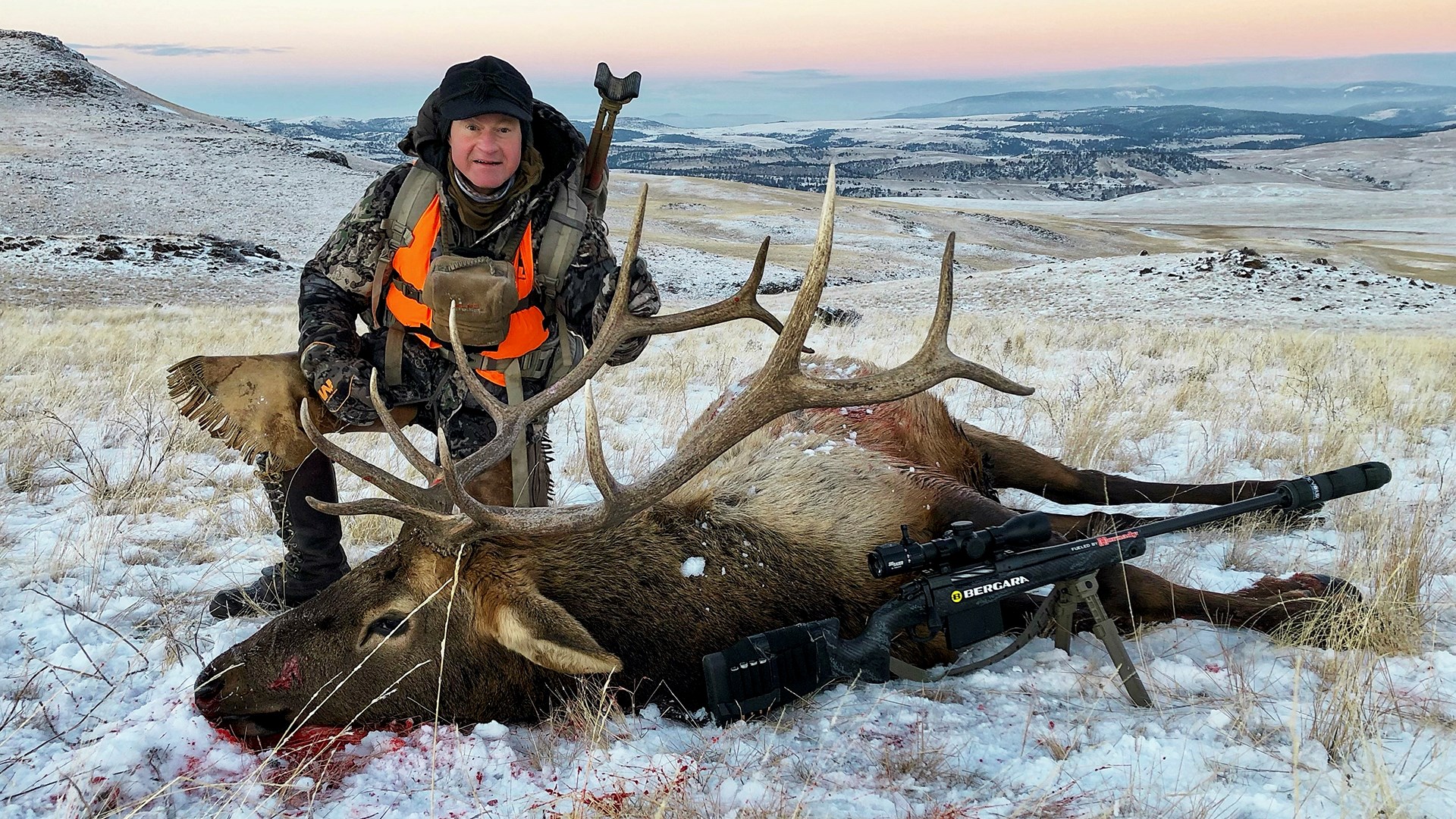 Kayser with elk