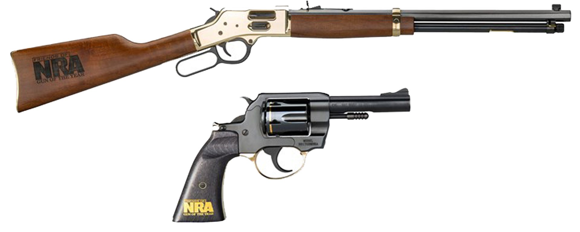 Big Boy Revolver and Rifle