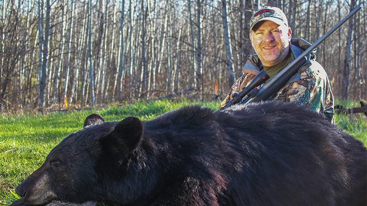 Hunter with Idaho Black Bear