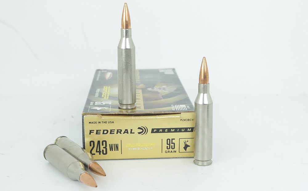 Federal Premium Berger Hybrid Hunter ammunition.