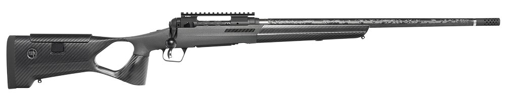 Savage 110 KLYM bolt action rifle profile facing right.