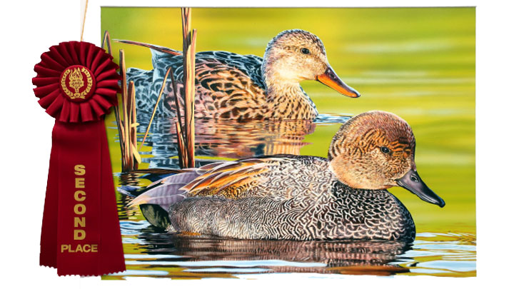 Second Place 2021 California Duck Stamp Contest