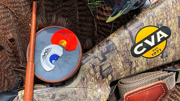 Turkey Call Next to Gun