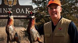 Doug Hamlin With Pheasants