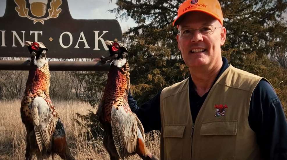 Doug Hamlin With Pheasants