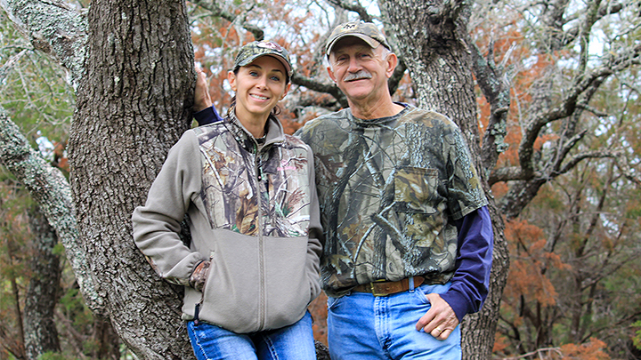 Father and Daughter Hunting Together in Louisiana