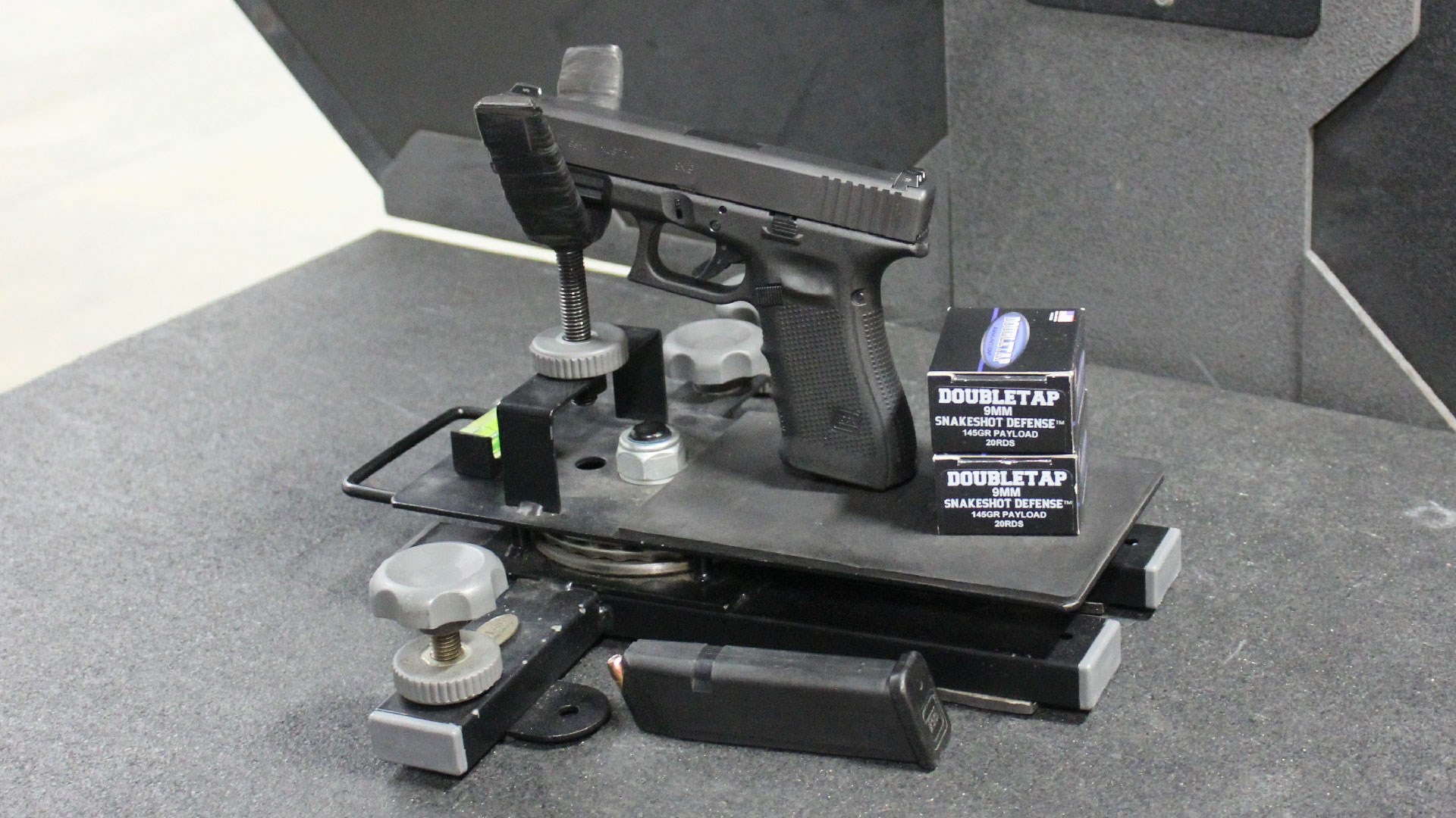 Gun in sled