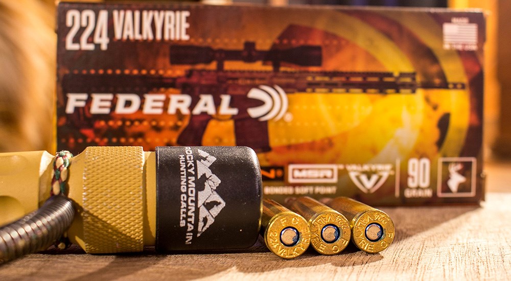 Federal Premium Fusion .224 Valkyrie ammunition case head stamp.