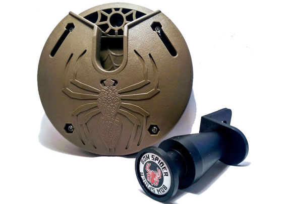 Tan Bow Spider with Black Aluminum Riser