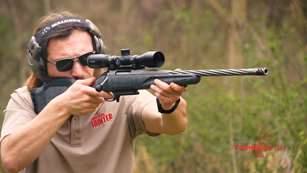 Herman Shooting American Gen II Rifle