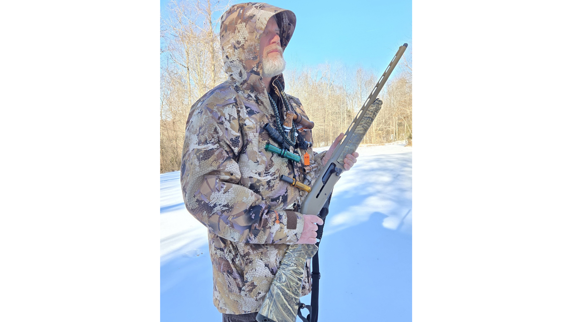 Author Wearing Sitka Blizzard Pro Parka 1