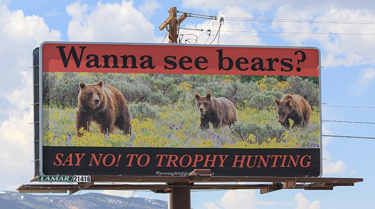 Anti-Hunting Billboard Misleads Park Visitors | An Official Journal Of The NRA