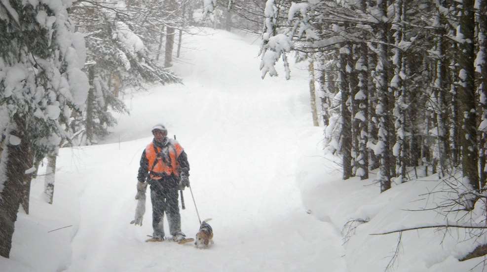Hunter In Snow
