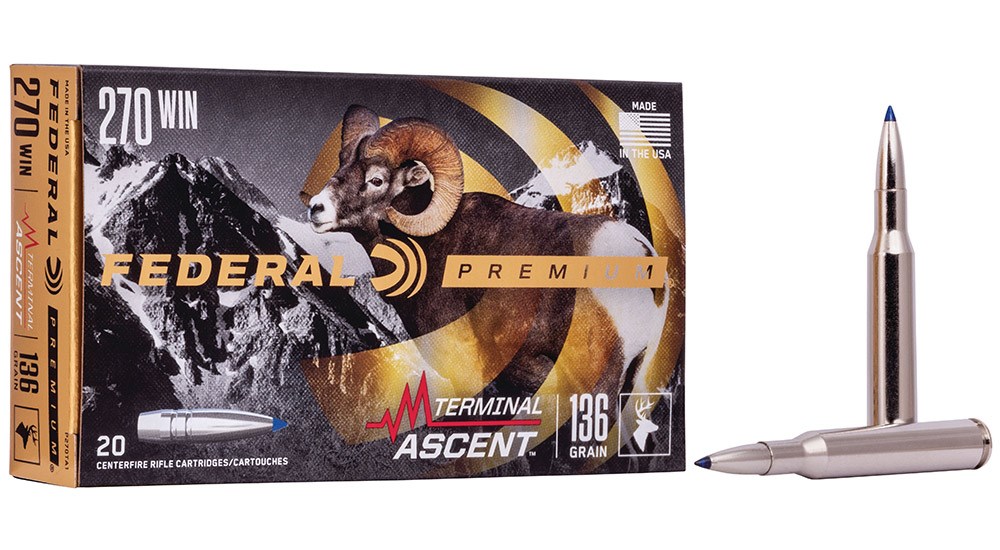 Federal Premium Terminal Ascent .270 Winchester Ammunition