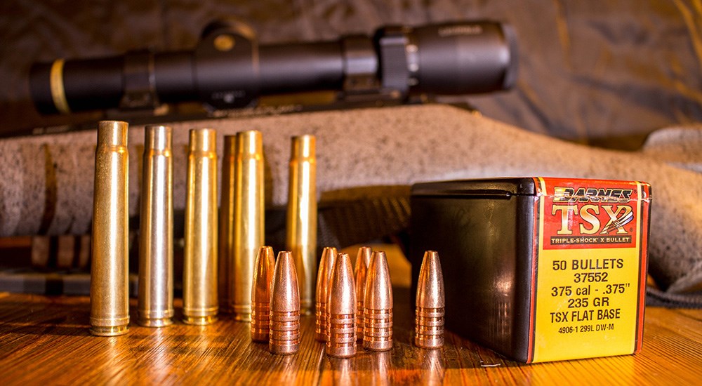 The Barnes TSX, a derivative of the original Barnes X, first expanding bullet design without a lead core.