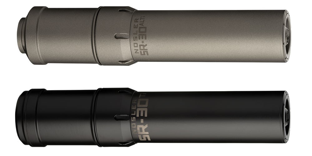 Nosler SR-30AlTi and SR-30Ti Suppressors