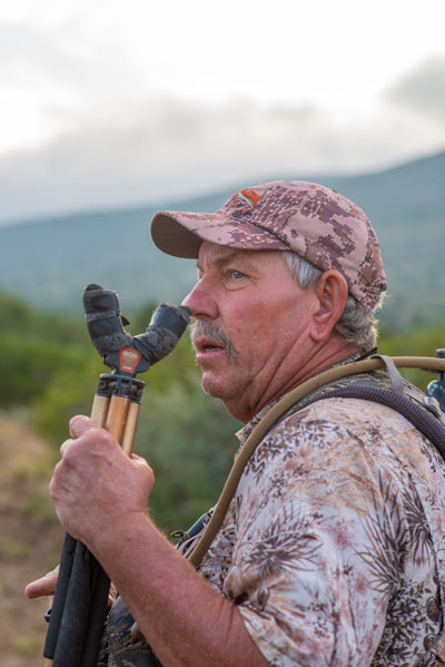 Amid a hunt for West Texas bulls, the author learned his guide, Jackie Murphy, right, changed his career after reading a story Olmsted wrote decades ago.