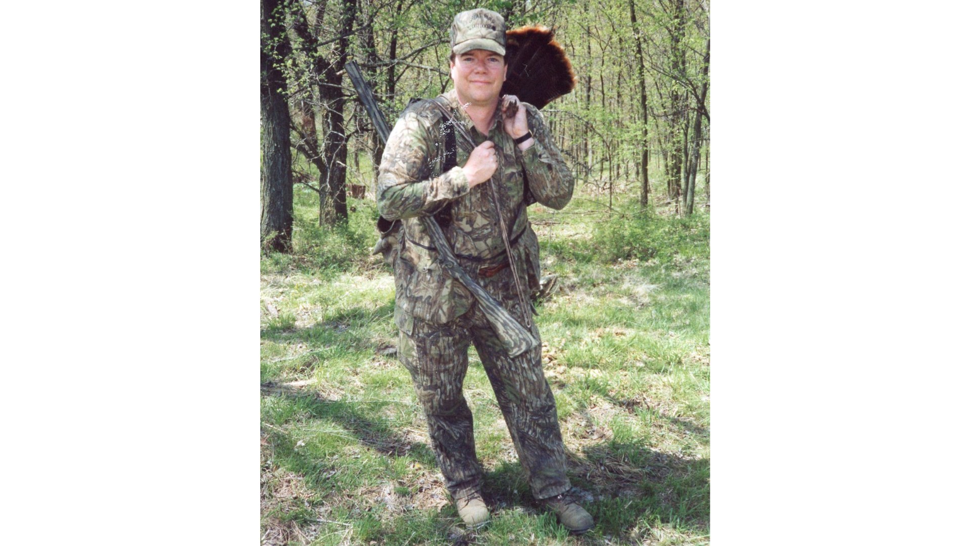 Mike Roux with turkey
