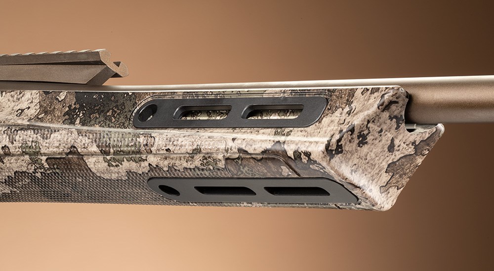 Franchi Momentum All-Terrain Elite rifle fore-end with M-LOK slots.
