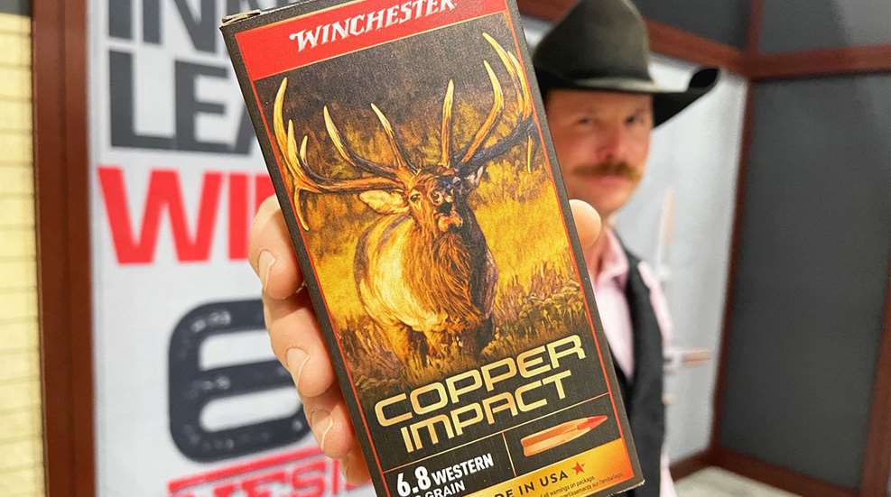 Winchester 6.8 Western Copper Impact Ammo Lead