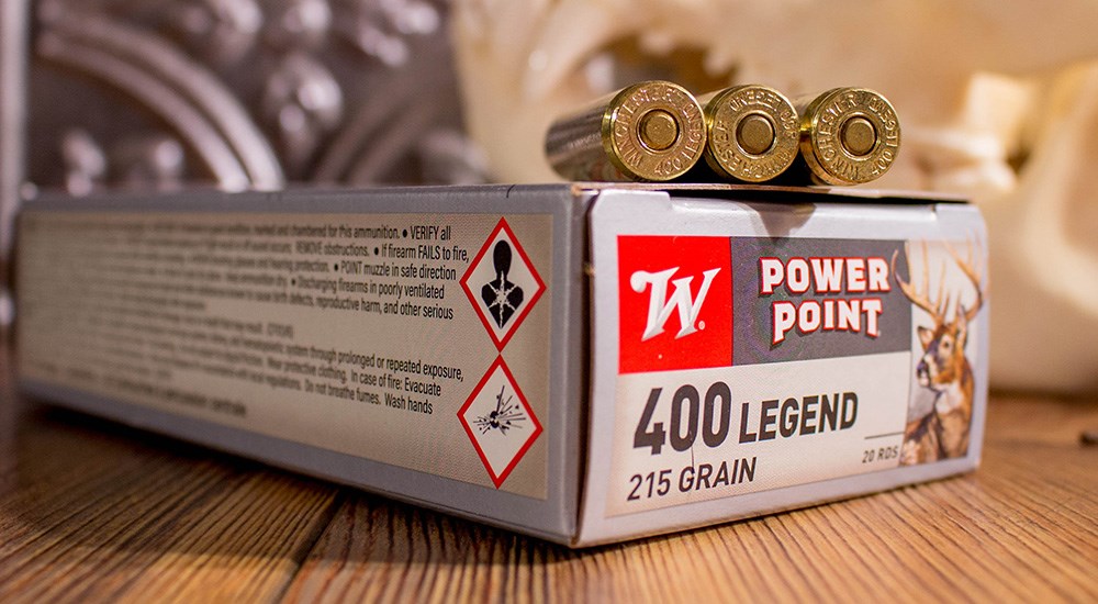 Winchester 400 Legend cartridge head stamp.