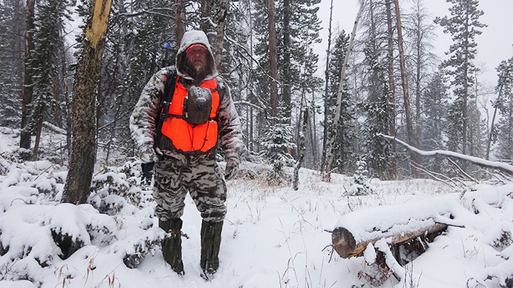 Backcountry Hunter in Snow