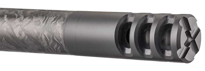 AllTerra Carbon Muzzle Brake on Barrel